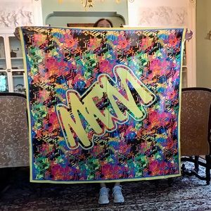 💯Guaranteed Authentic MCM Sommer Cubic Camouflage Pareo 🛑PRICE IS FIRM🛑